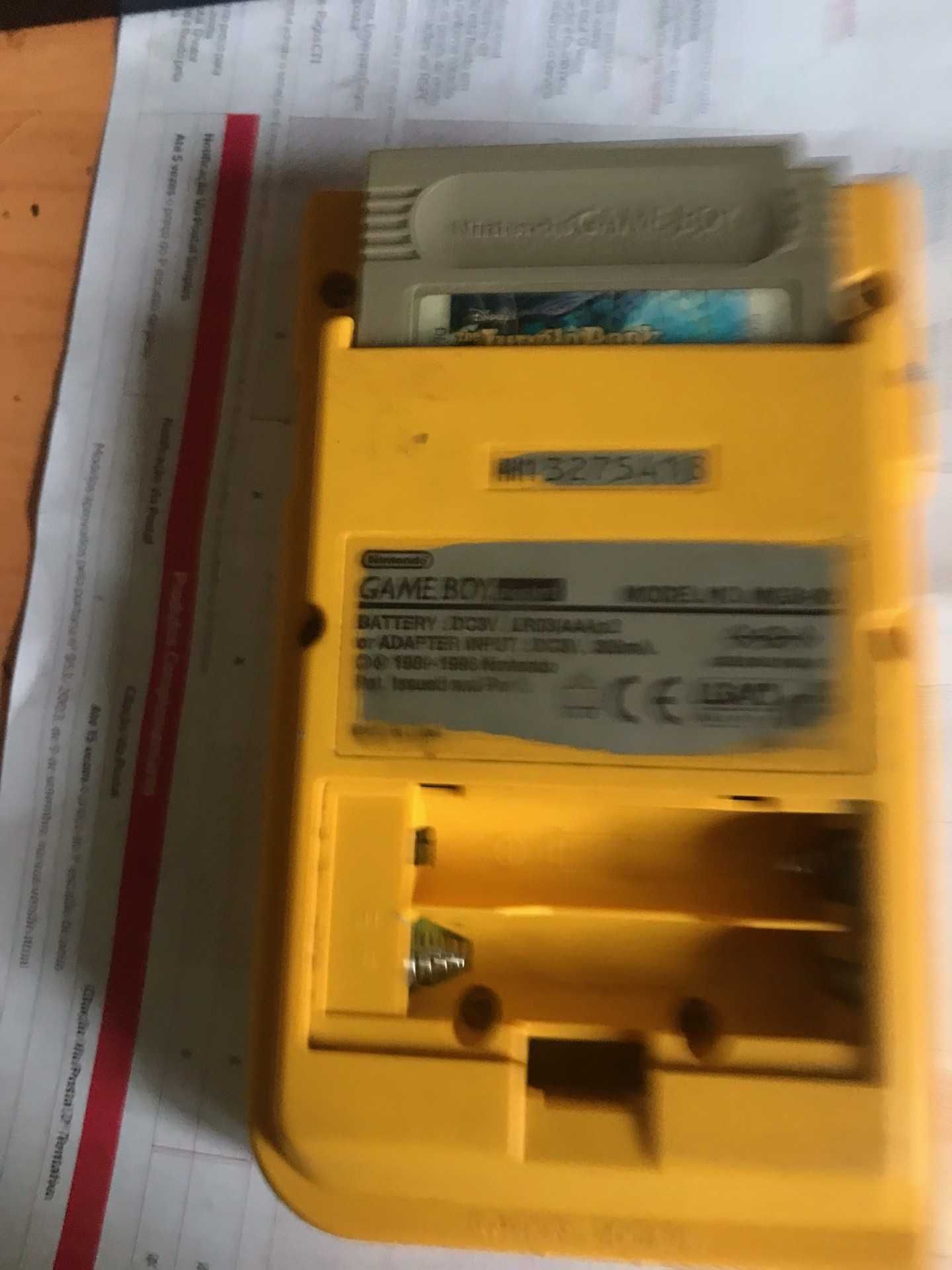 game boy verde Color e game boy Pocket amarelo