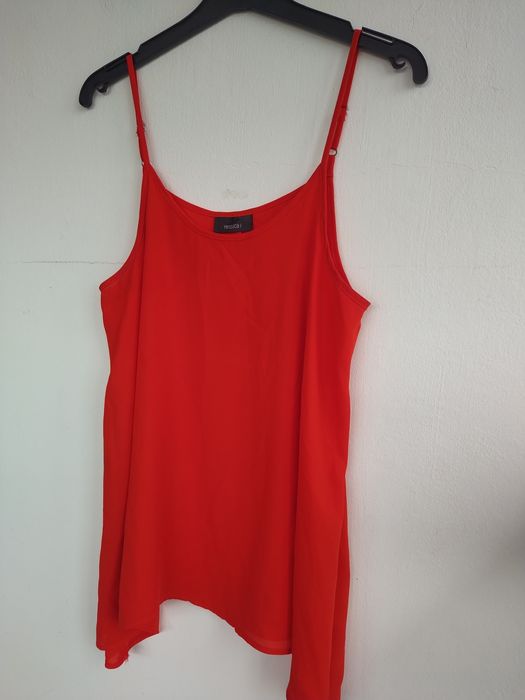 Top laranja bem escuro, fluído e elegante - C&A - Tamanho M