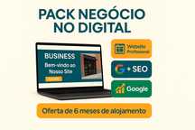 Criação de Site + SEO + Google Business | Oferta 6 Meses Alojamento