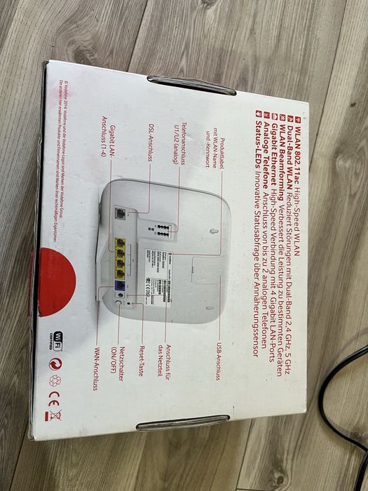 Router Vodafone EasyBox 804 VDSL/ADSL, Dual-Band WLAN, Komplet