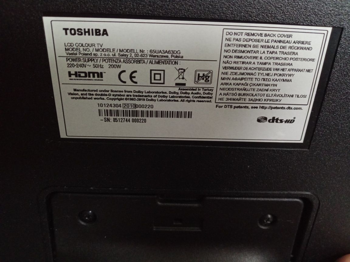 Telewizor Toshiba 65 cali