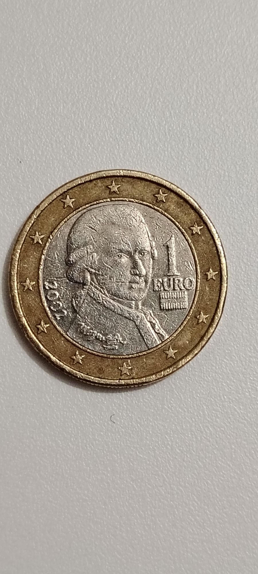 1 euro 2002 Áustria