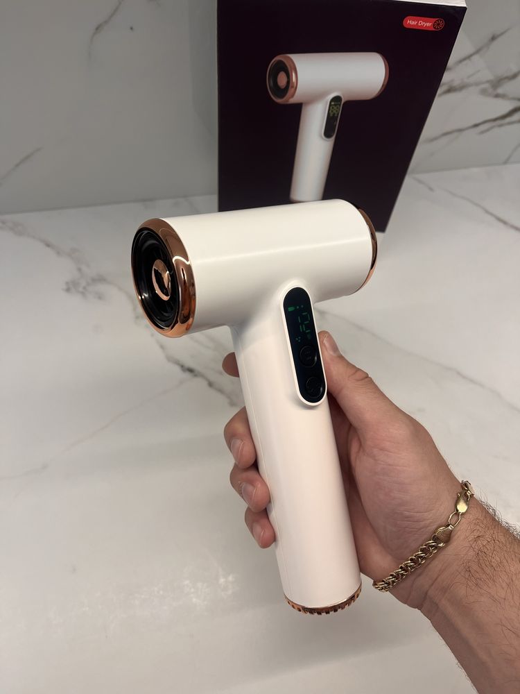 Аккумуляторный фен горячий воздух 15000 mAh