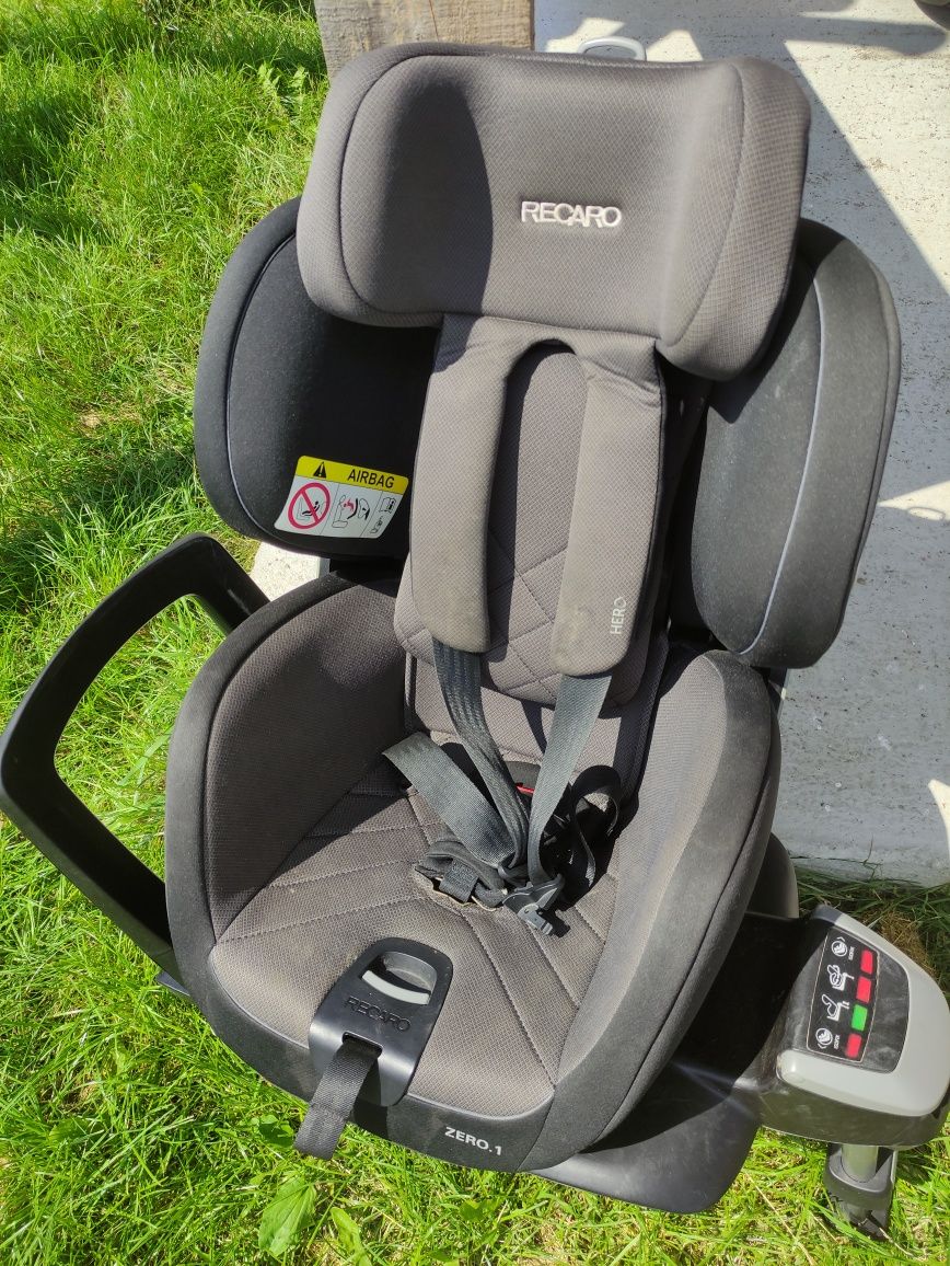 Fotelik obrotowy Recaro zero 1, I-size 0-18 kg ISOFIX