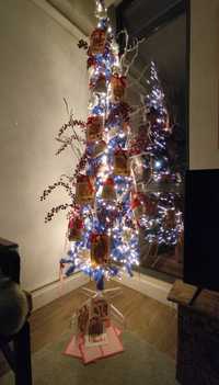 Árvore de Natal Slim Azul