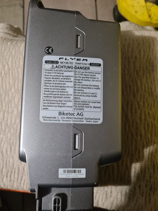 Bateria akumulator PANASONIC 36V 15AH