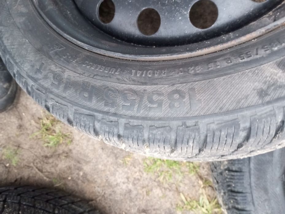 Felgi stalowe opony zimowe corolla e 11 e12 yaris