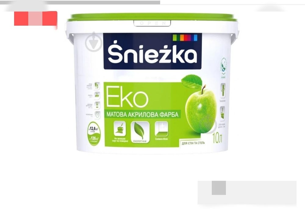 Снєжка еко фарба 14кг