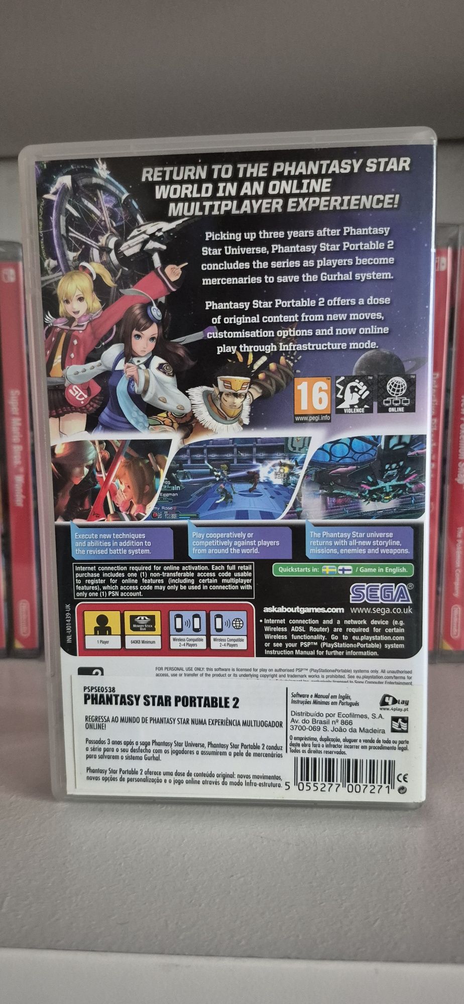 PSP Phantasy Star Portable 2