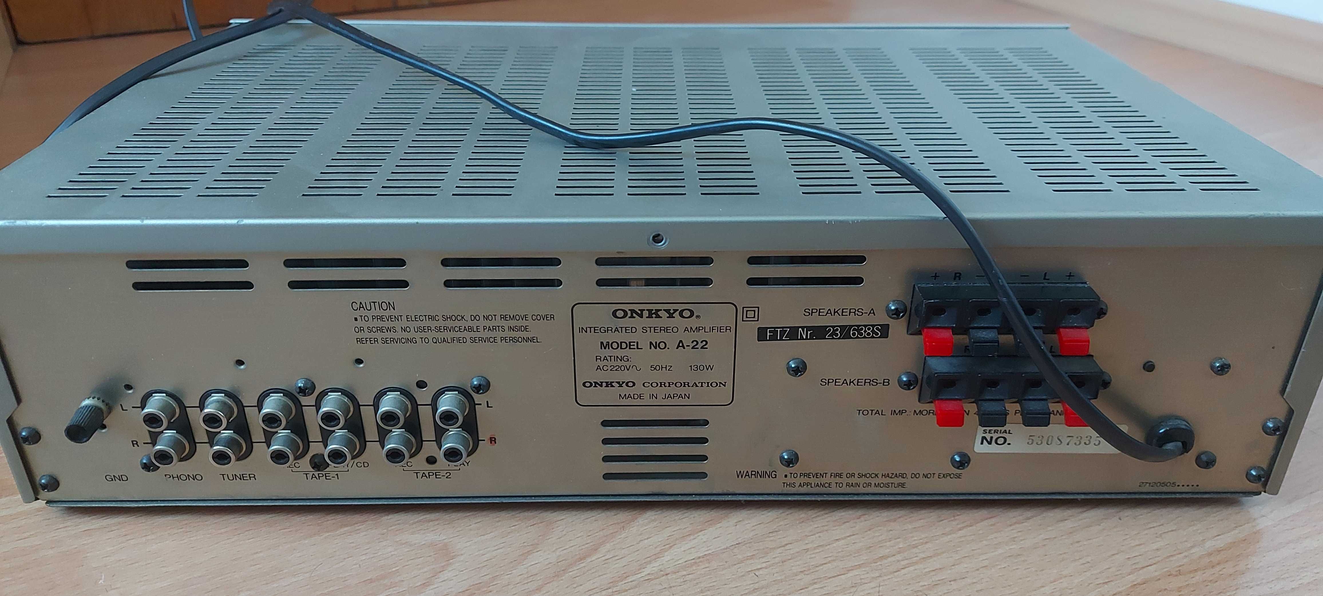 Onkyo model A-22 wzmaczniacz