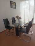 Conjunto Mesa e 4 cadeiras sala jantar