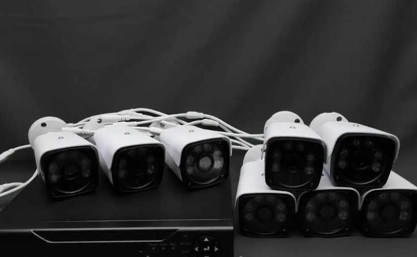 Ділова безпека: Комплект з 8 камер комплект видеонаблюдения