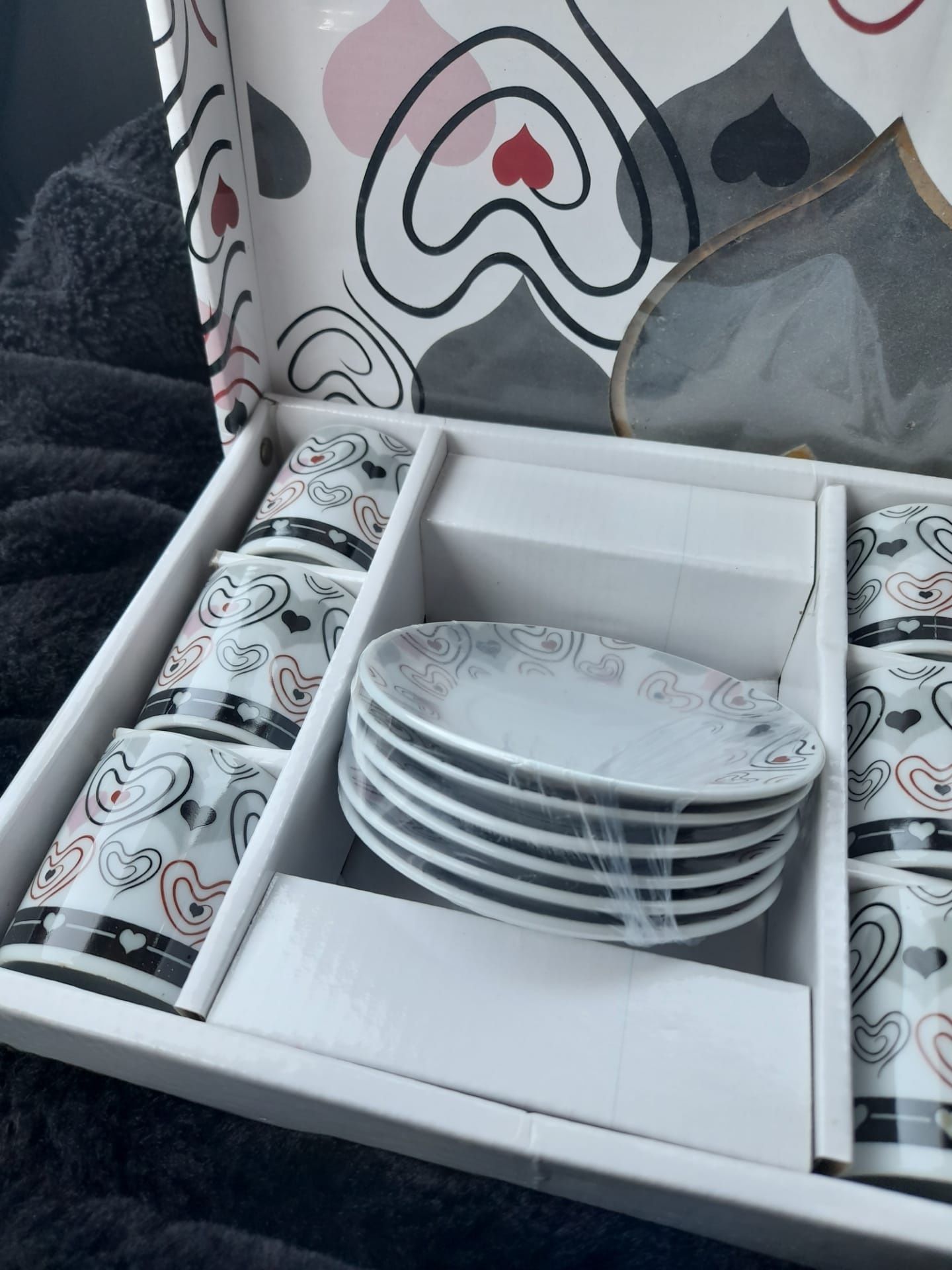 Claud'arte conjunto de chá em Porcelana 6 peças
