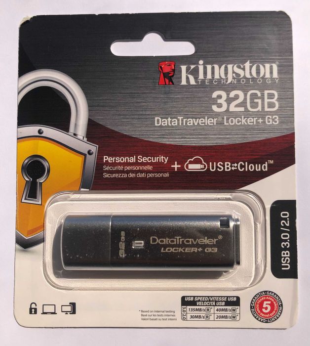 PEN KINGSTON 32GB G3 com codificação (NOVA)
