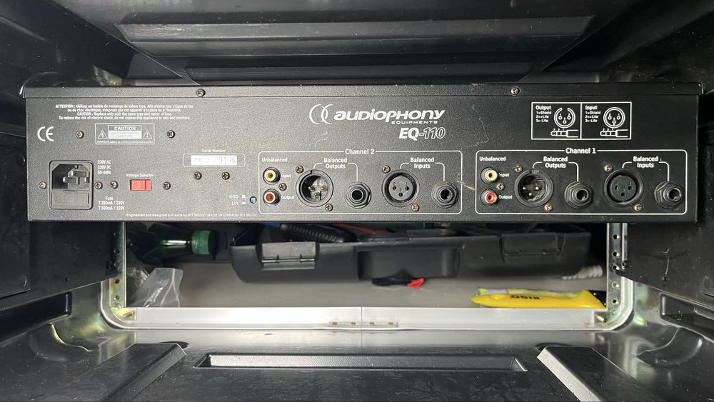 Equalizador audiophony EQ-110+Rack 19” 4U proel