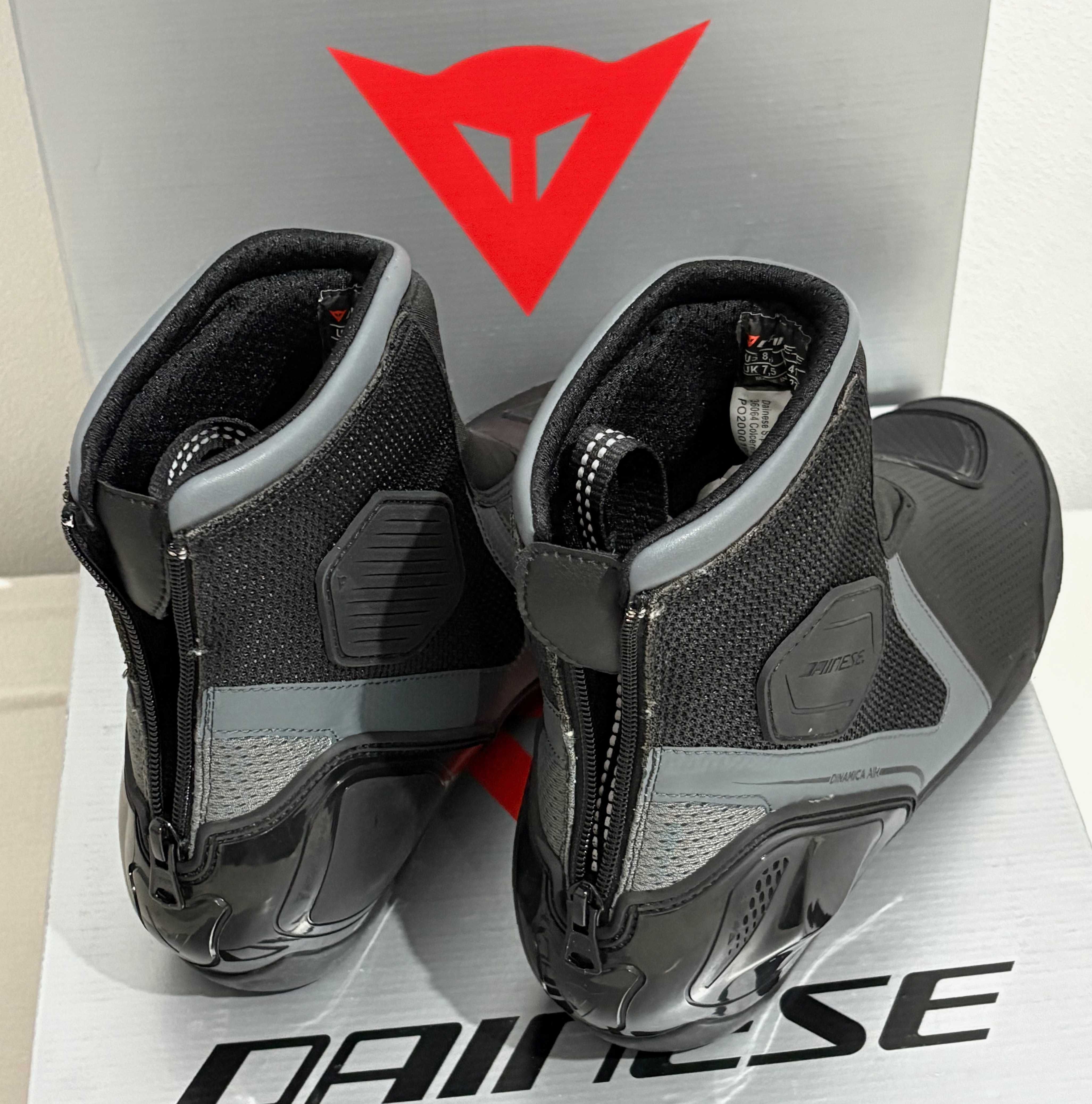 Botas NOVAS Dainese mota. Ventiladas. Preto/Cinza. Nrs 40, 41 e 42