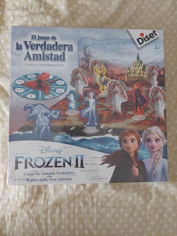 Jogo tabuleiro Frozen II, O jogo da amizade verdadeira- novo e selado