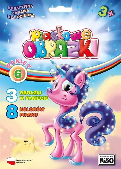 Piaskowe obrazki. Pakiet 6. Niko