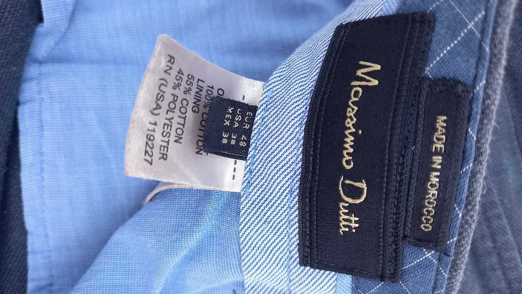 Calças azuis Massimo Dutti