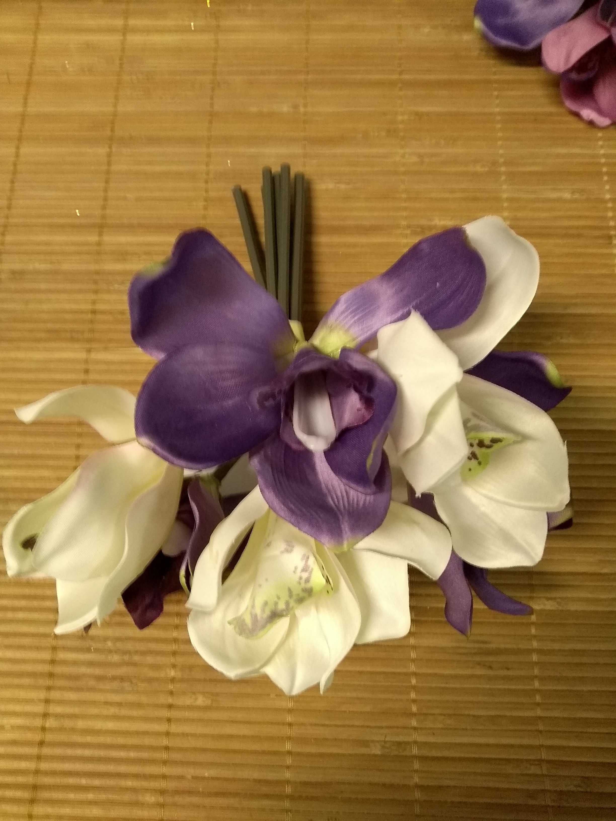 Orchidea pęczek, sztuczne kwiaty