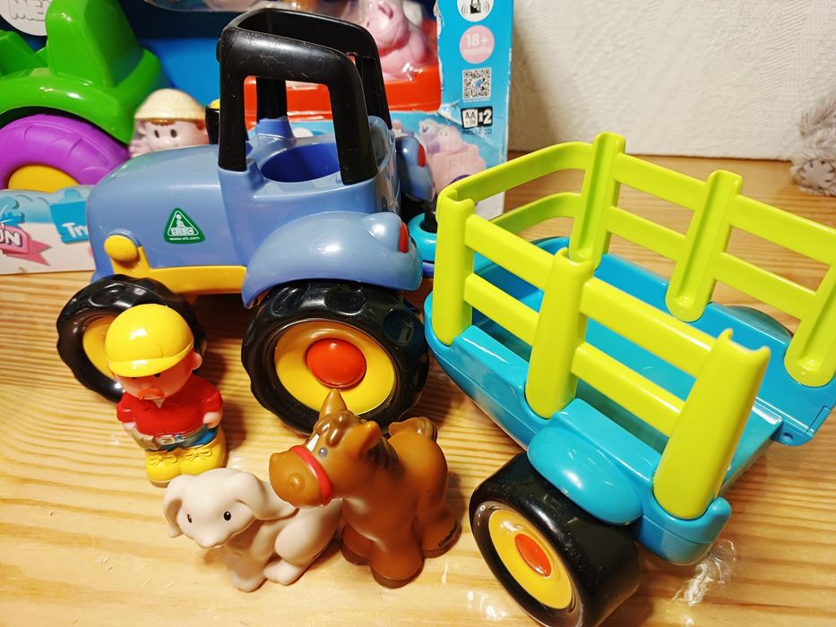 Трактор музичний  Keenway ELC інтерактивний сортер машинка Ферма Wow