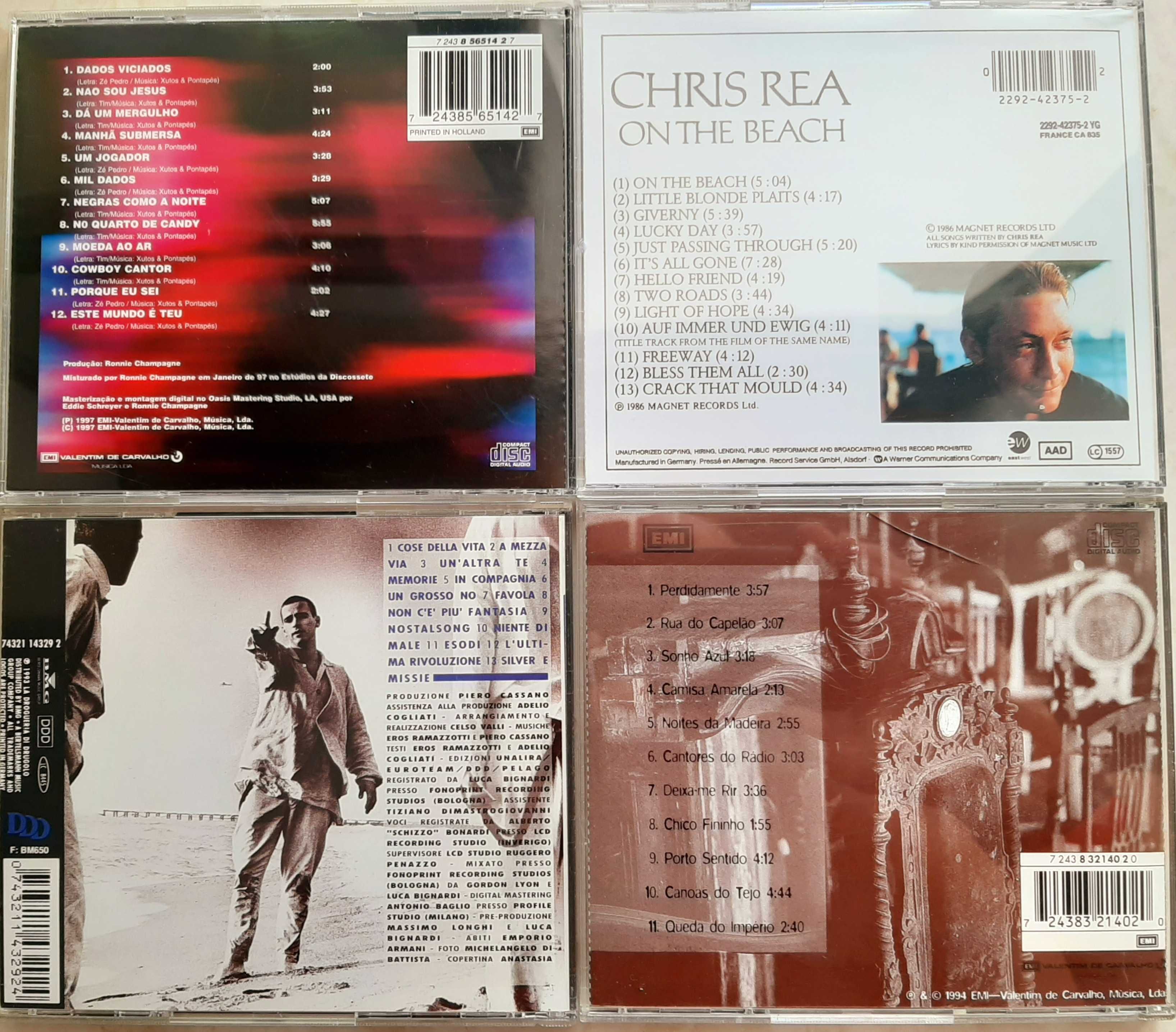 CD´s Música Portuguesa e Internacional , como novos
