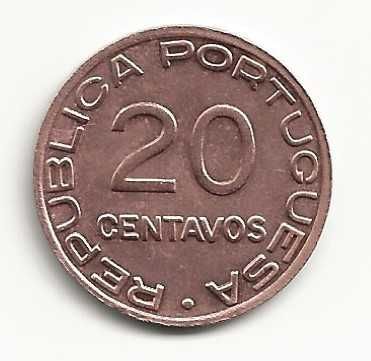 20 Centavos 1941  Republica Portuguesa, Moçambique