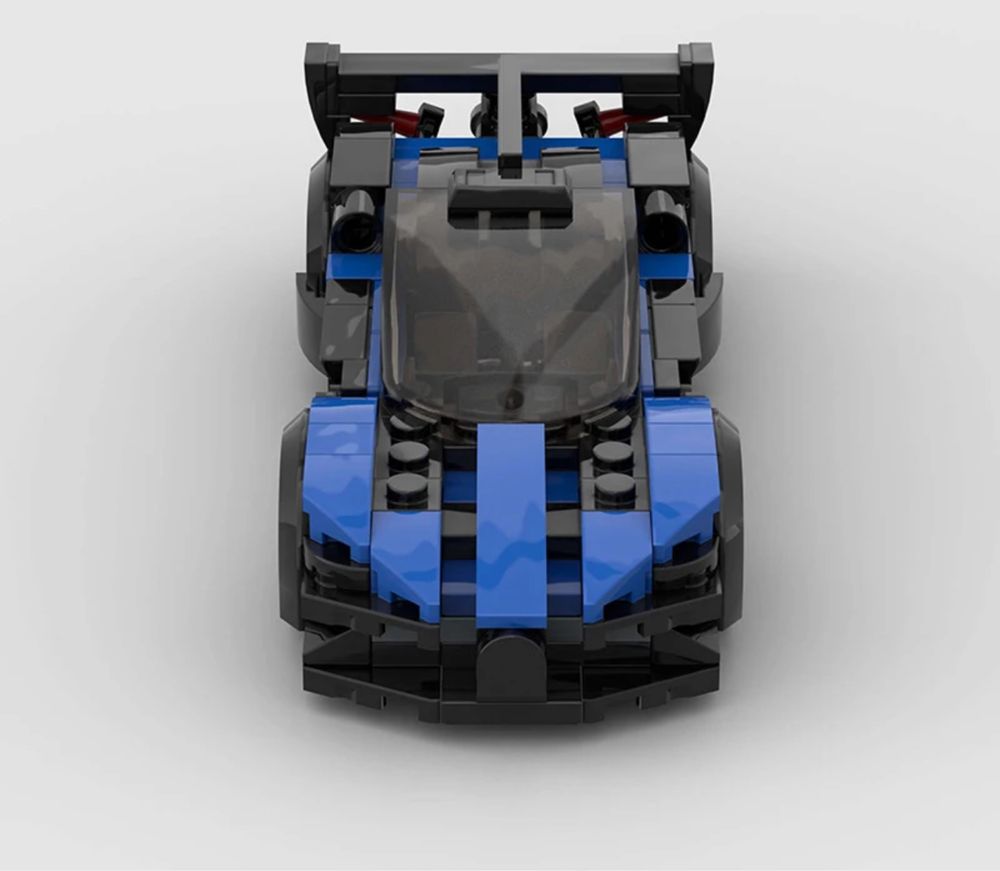 Auto autko samochód model z klocków na wzór LEGO Bugatti Bolide