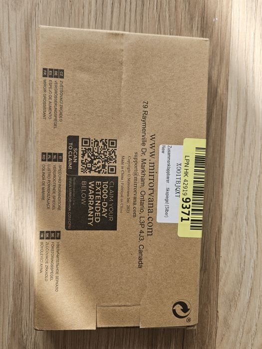 Lusterko Powiększające 15x Compact Mirror Nowe