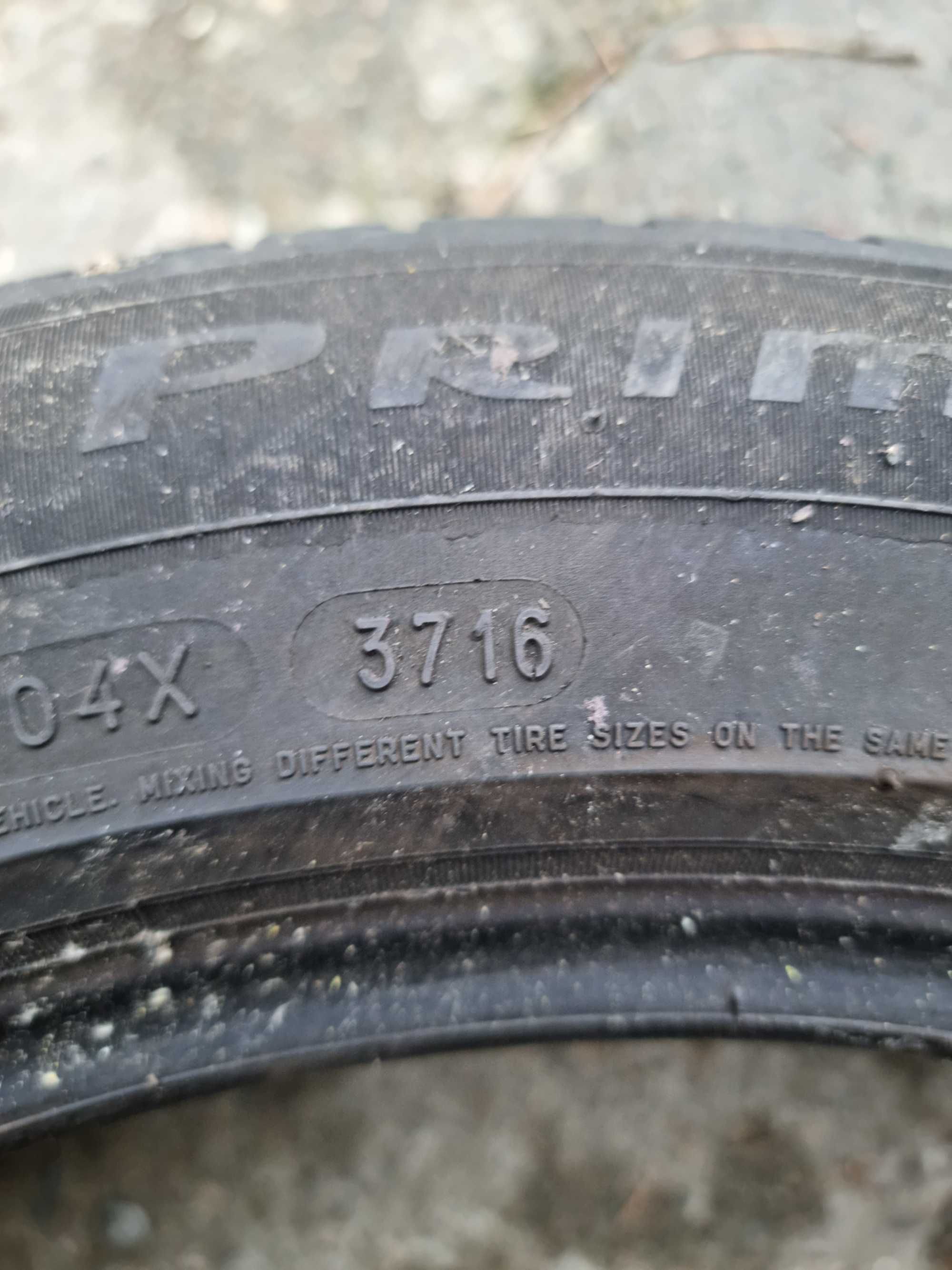 205/55R17 Michelin Primacy 3 ZP * Rant * Lato ** # 246 K