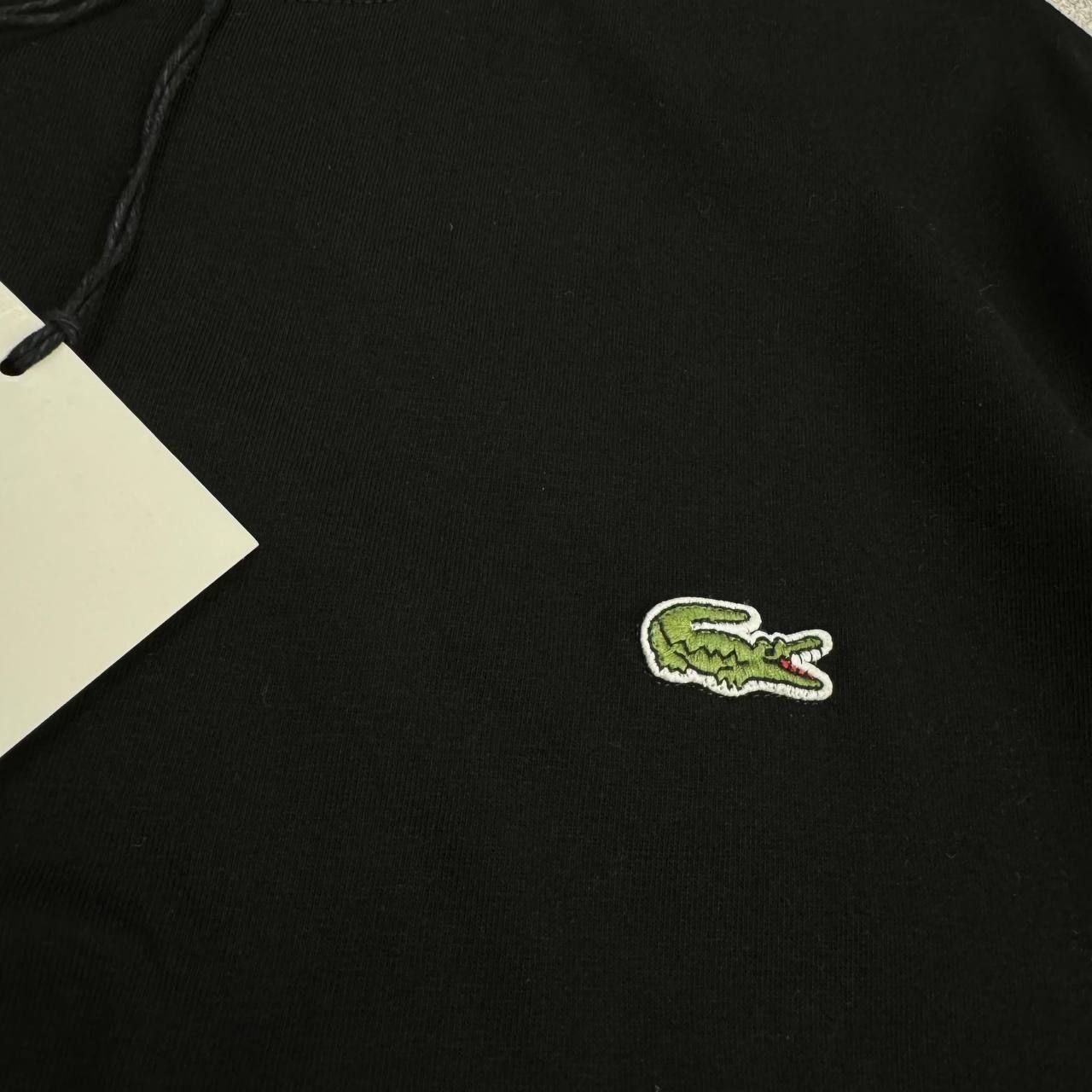 LACOSTE EXCLUSIVE Новинка Нова футболка Чорна лакоста чоловіча весна