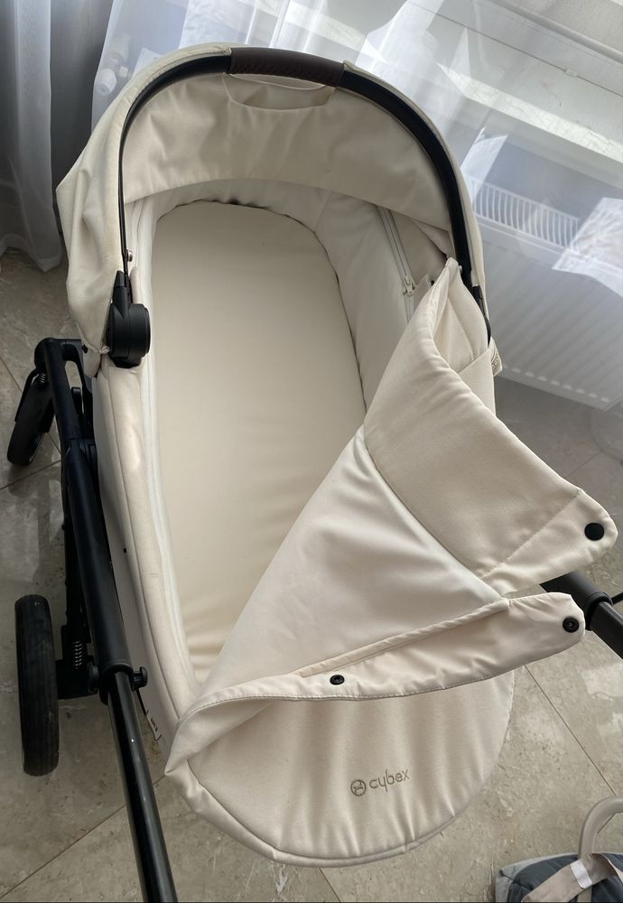 ІДЕАЛЬНА ЛЮЛЬКА Cybex Balios Cot S 2024 Seashell Beige