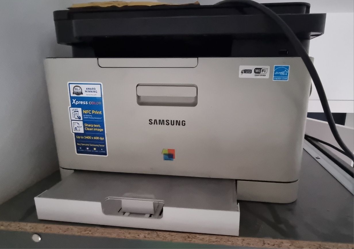Drukarka laserowa kolor Samsung SL-C460W WIFI, LAN, NFC skan 3w1