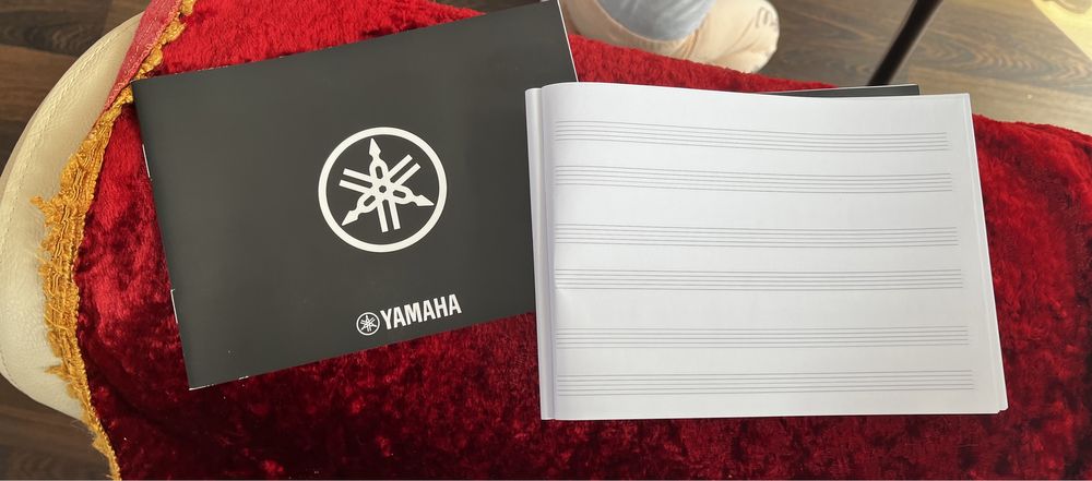 Zeszyt do nut muzyki yamaha orginalny