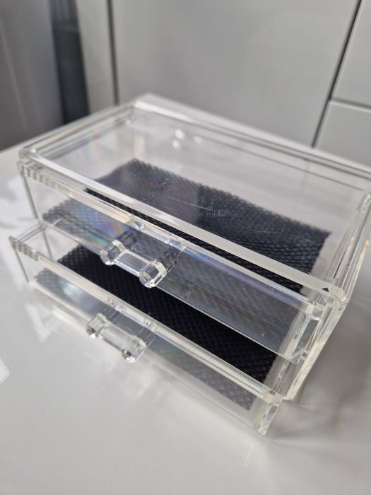 Organizer biurkowy / biurowy / na kosmetyki z szufladkami