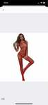 Czerwone bodystocking bielizna erotyczna 36 s 38 m
