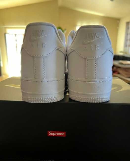 Nike Supreme Air Force 1 Niskie Białe EU 40