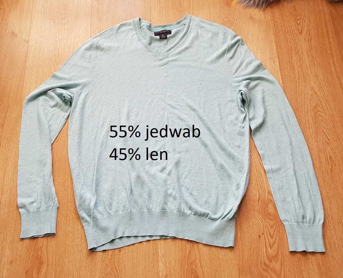 Banana Republic - jedwab i len roz L