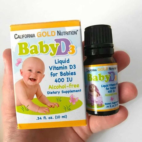 California Gold Nutrition Baby Vitamin D3