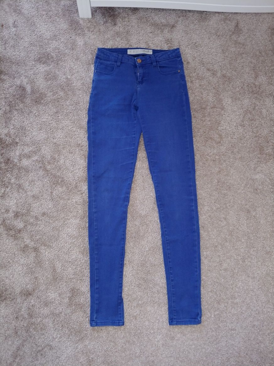 Spodnie jeansy dżinsy denim co h&m skinny rurki 36 S