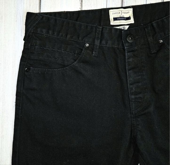 Фірмові чорні прямі чоловічі джинси jasper conran, розмір 48 - 50