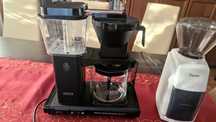Ekspres plus młynek. Moccamaster kbg 741 select, Baratza encore 230V