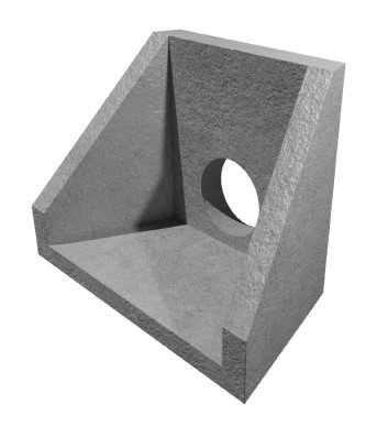 Zakończenie przepustu skrzydełkowe, murek oporowy fi400 fi500 fi600