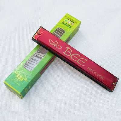 Harmonijka ustna Bee C-dur DF24-1 + książka samouczek