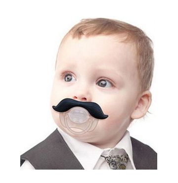 Chupeta Bigode Bebé/Moustache BPA Free