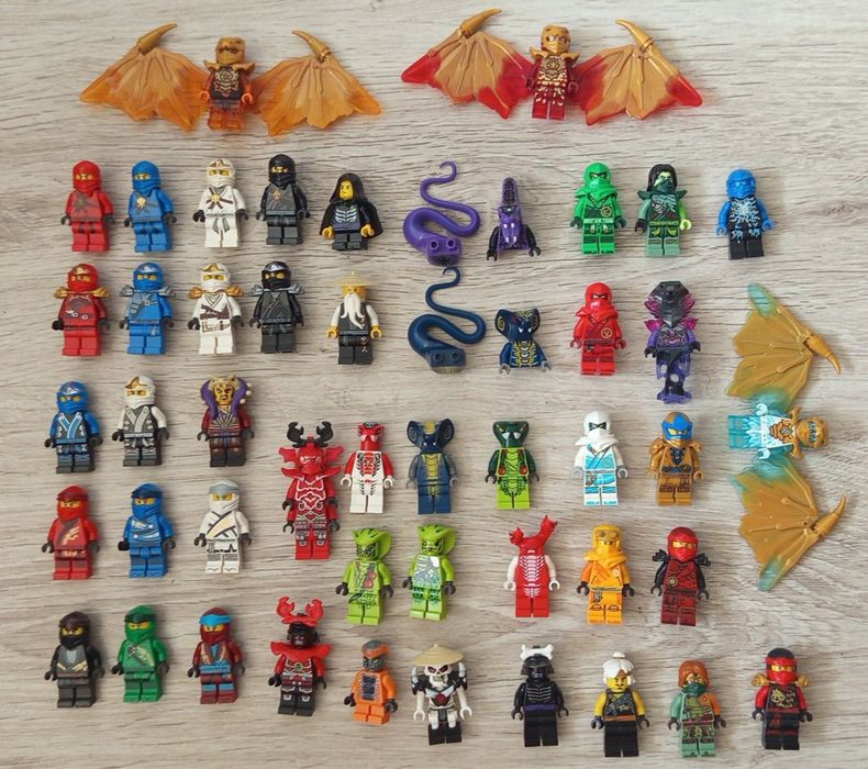 LEGO Minifigurki Ninjago, Star Wars, Marvel, DC i inne