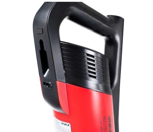 Odkurzacz pionowy bezworkowy Vivax VCB-1502R czarny TURBOSZCZOTKA