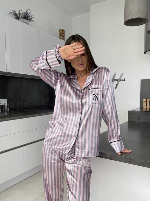 Піжама жіноча Вікторія Сікрет сорочка і штани Victorias Secret, S-XL