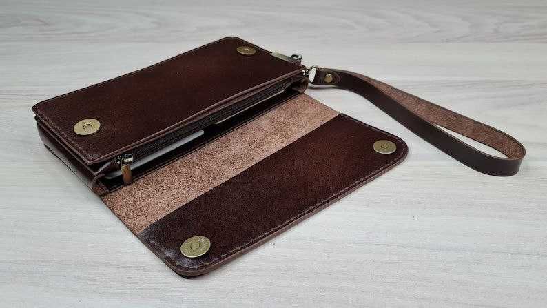 Клатч барсетка шкіряна чоловіча ручної роботи
