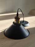 Lampa loftowa czarna jak nowa
